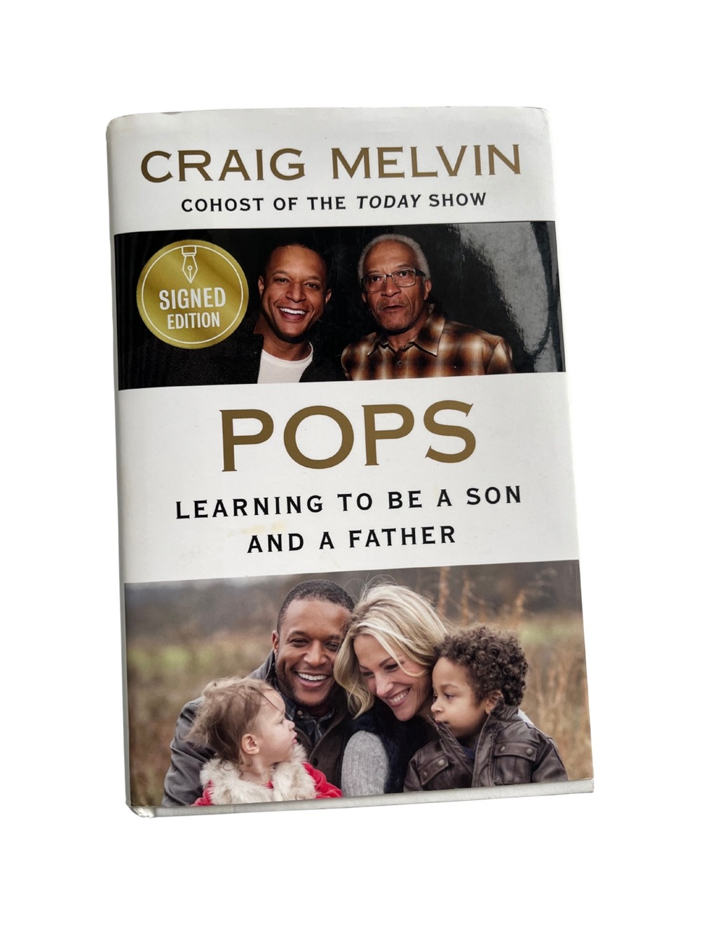 Craig Melvin POPS Signed Edition Hardcover Autographed Book